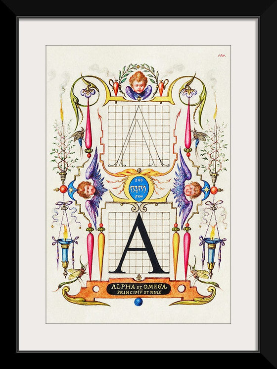 “Guide For Constructing The Letter A",  Joris Hoefnagel