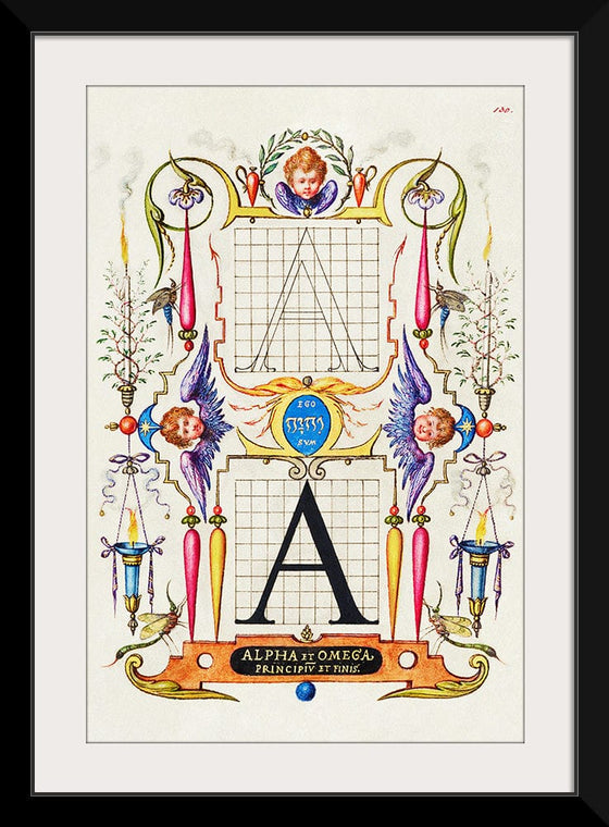 “Guide For Constructing The Letter A",  Joris Hoefnagel