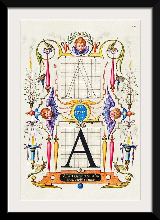 “Guide For Constructing The Letter A",  Joris Hoefnagel