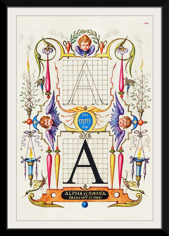 “Guide For Constructing The Letter A",  Joris Hoefnagel