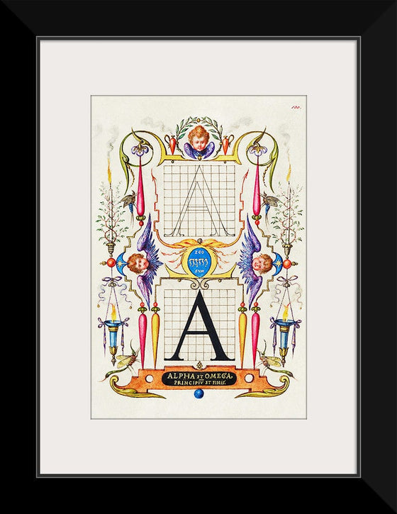 “Guide For Constructing The Letter A",  Joris Hoefnagel