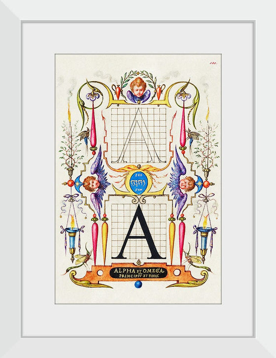 “Guide For Constructing The Letter A",  Joris Hoefnagel