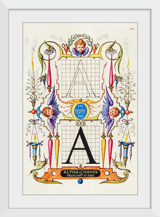 “Guide For Constructing The Letter A",  Joris Hoefnagel