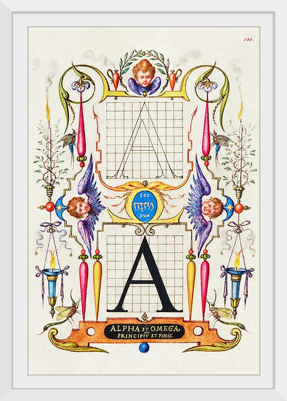 “Guide For Constructing The Letter A",  Joris Hoefnagel