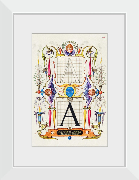 “Guide For Constructing The Letter A",  Joris Hoefnagel