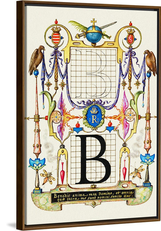 “Guide For Constructing The Letter B",  Joris Hoefnagel