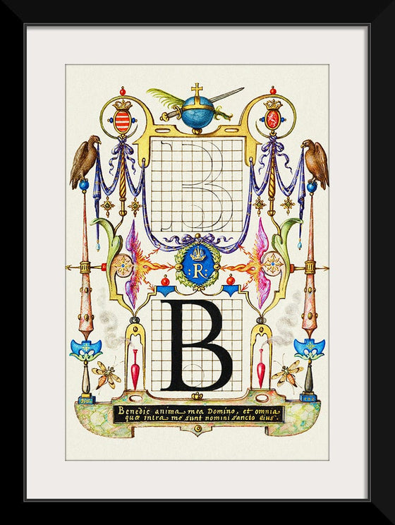 “Guide For Constructing The Letter B",  Joris Hoefnagel