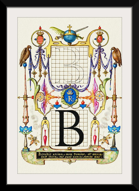 “Guide For Constructing The Letter B",  Joris Hoefnagel