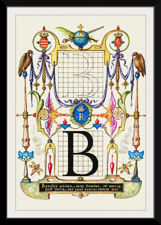 “Guide For Constructing The Letter B",  Joris Hoefnagel