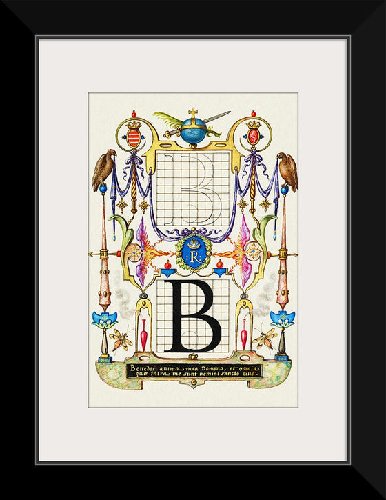 “Guide For Constructing The Letter B",  Joris Hoefnagel