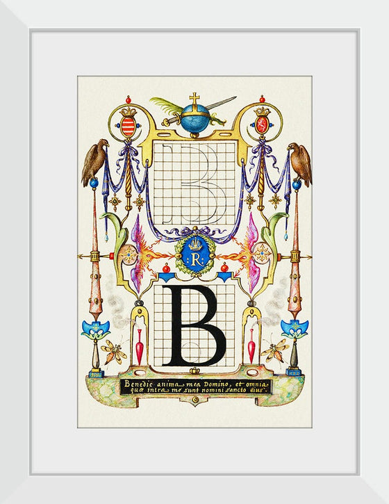 “Guide For Constructing The Letter B",  Joris Hoefnagel