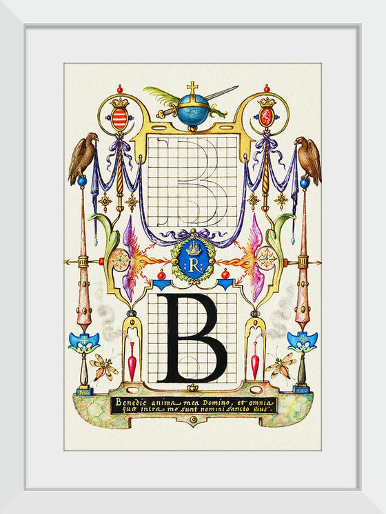 “Guide For Constructing The Letter B",  Joris Hoefnagel