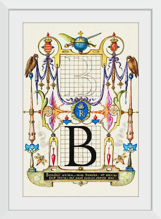 “Guide For Constructing The Letter B",  Joris Hoefnagel