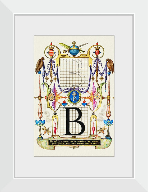 “Guide For Constructing The Letter B",  Joris Hoefnagel