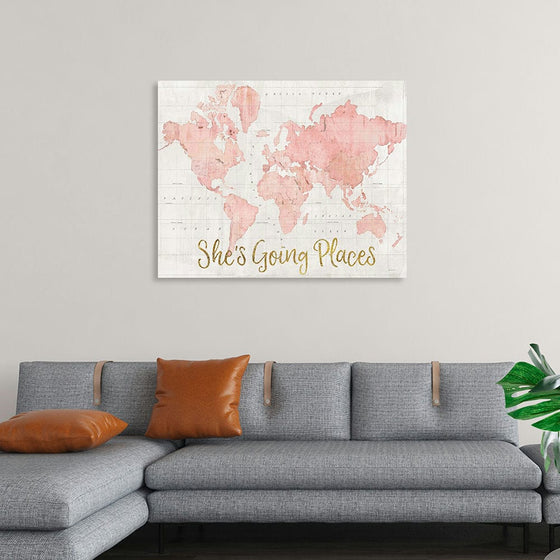 “Across the World Shes Going Places Pink“, Sue Schlabach