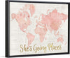 “Across the World Shes Going Places Pink“, Sue Schlabach