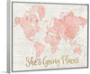 “Across the World Shes Going Places Pink“, Sue Schlabach