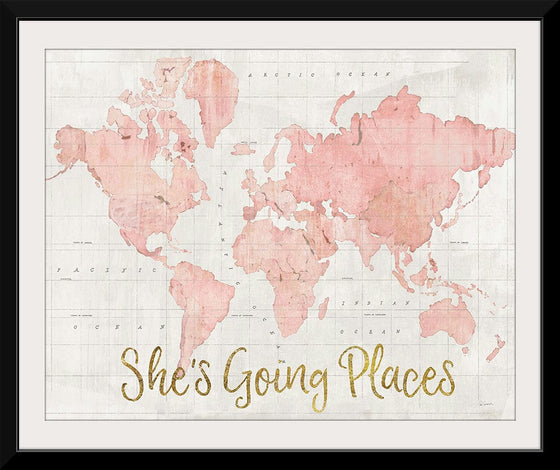 “Across the World Shes Going Places Pink“, Sue Schlabach