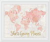 “Across the World Shes Going Places Pink“, Sue Schlabach