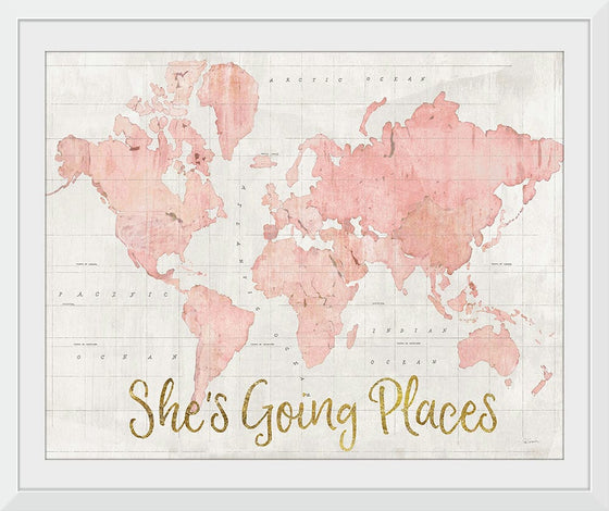 “Across the World Shes Going Places Pink“, Sue Schlabach