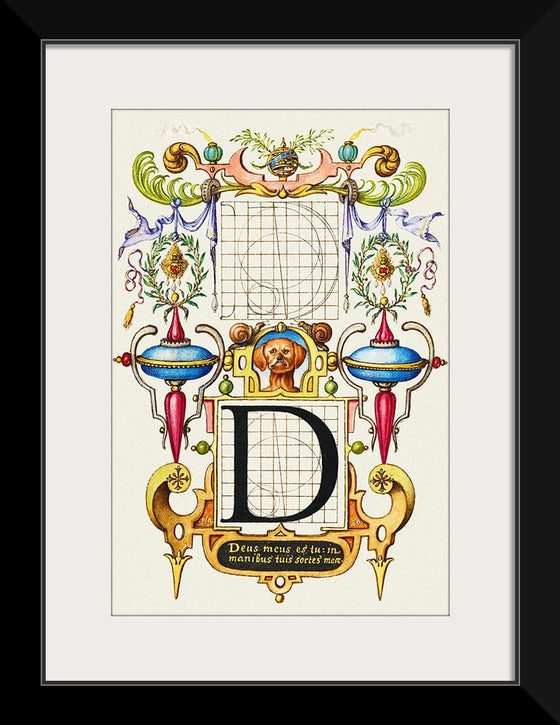 “Guide For Constructing The Letter D",  Joris Hoefnagel