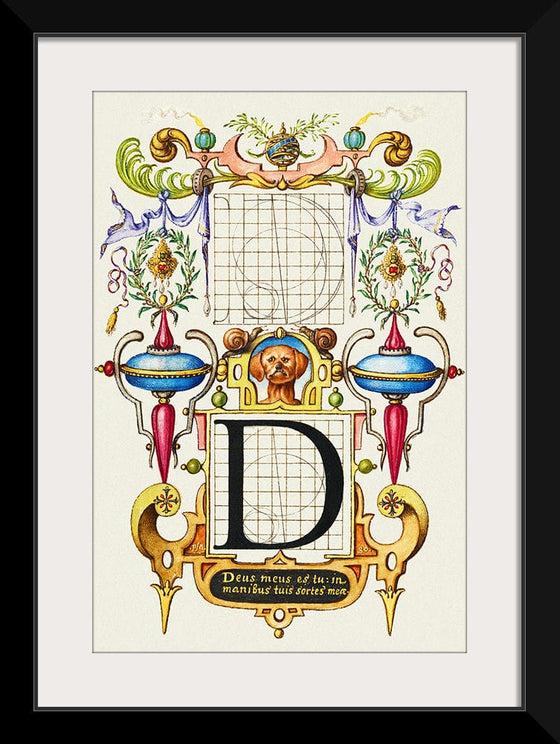 “Guide For Constructing The Letter D",  Joris Hoefnagel