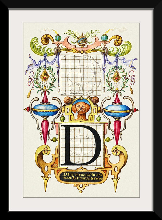 “Guide For Constructing The Letter D",  Joris Hoefnagel