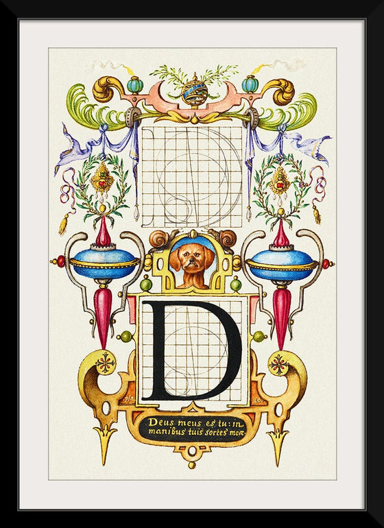 “Guide For Constructing The Letter D",  Joris Hoefnagel