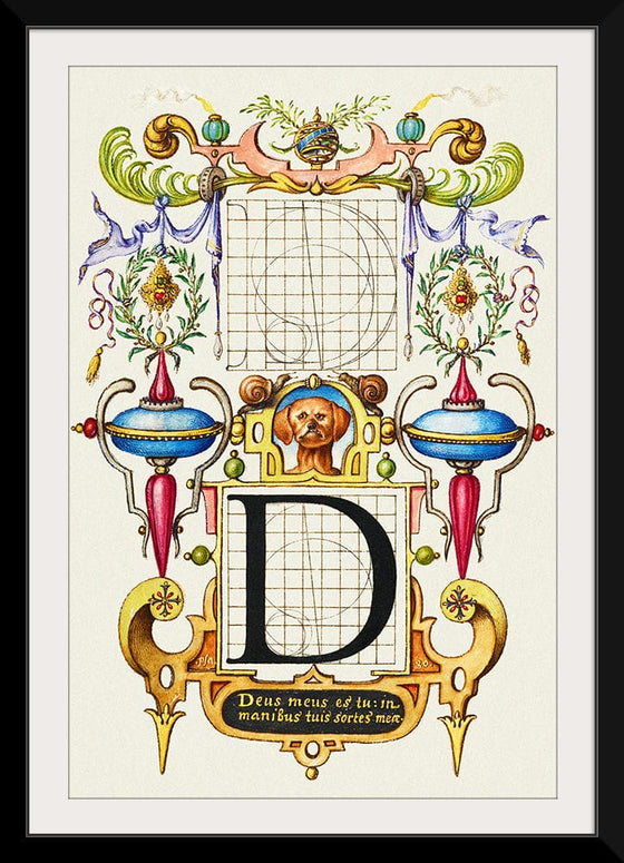 “Guide For Constructing The Letter D",  Joris Hoefnagel