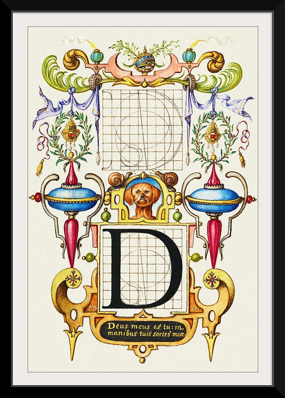 “Guide For Constructing The Letter D",  Joris Hoefnagel