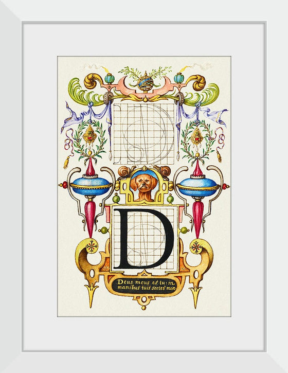 “Guide For Constructing The Letter D",  Joris Hoefnagel