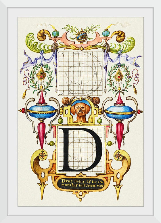 “Guide For Constructing The Letter D",  Joris Hoefnagel