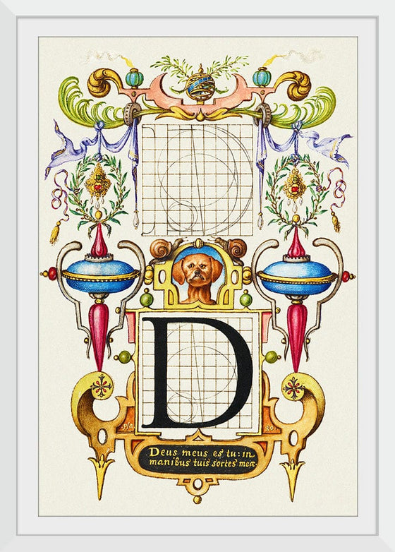 “Guide For Constructing The Letter D",  Joris Hoefnagel