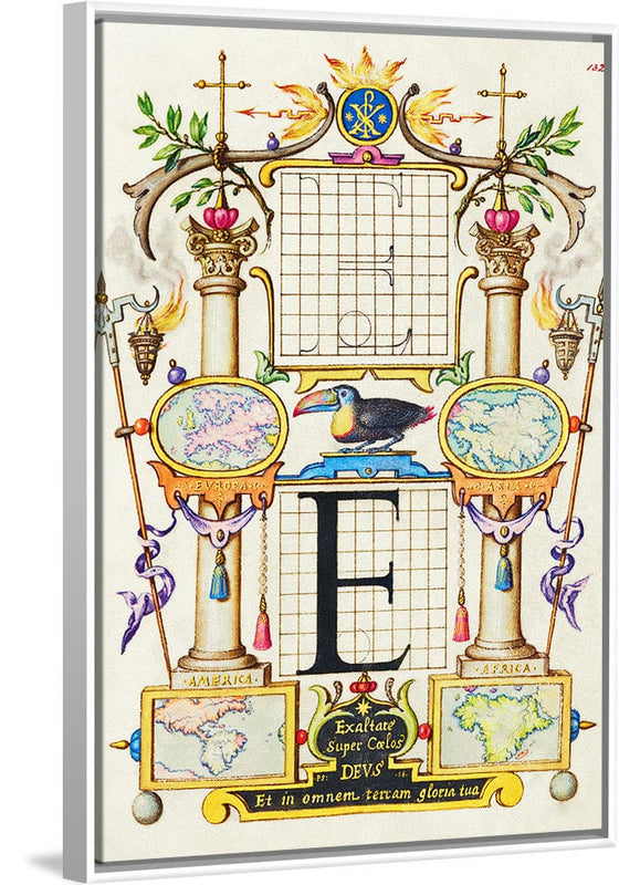 “Guide For Constructing The Letter E",  Joris Hoefnagel