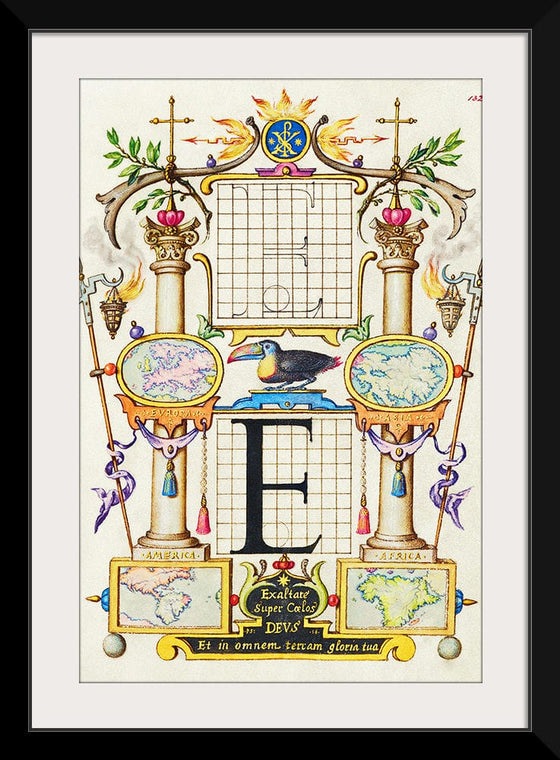 “Guide For Constructing The Letter E",  Joris Hoefnagel