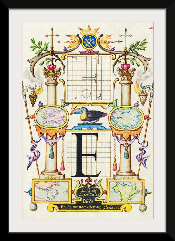 “Guide For Constructing The Letter E",  Joris Hoefnagel