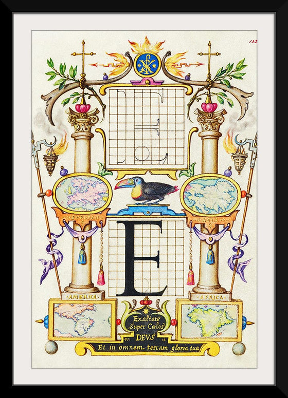 “Guide For Constructing The Letter E",  Joris Hoefnagel