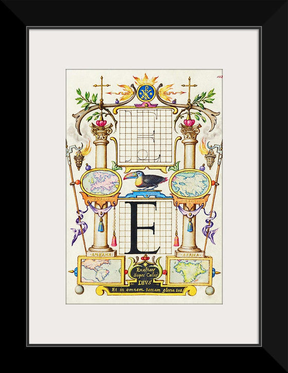 “Guide For Constructing The Letter E",  Joris Hoefnagel