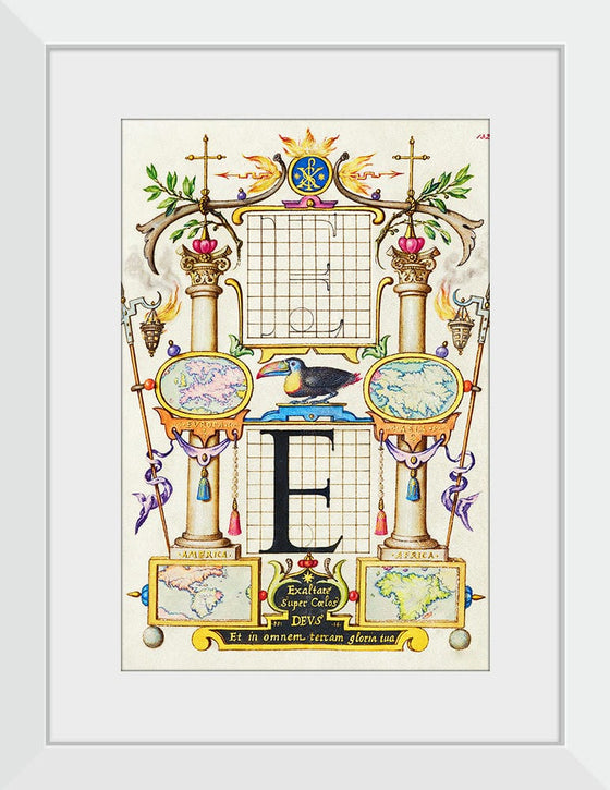 “Guide For Constructing The Letter E",  Joris Hoefnagel