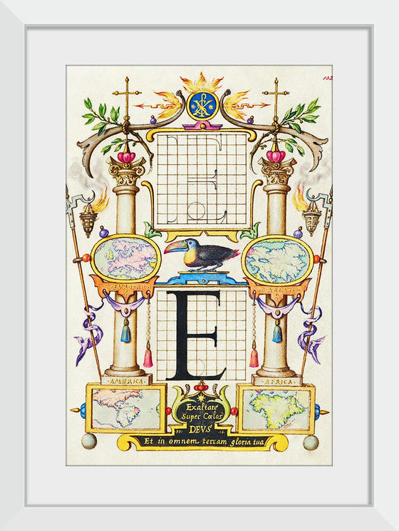 “Guide For Constructing The Letter E",  Joris Hoefnagel