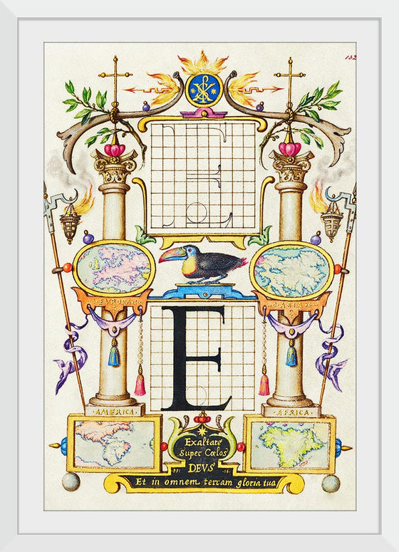 “Guide For Constructing The Letter E",  Joris Hoefnagel