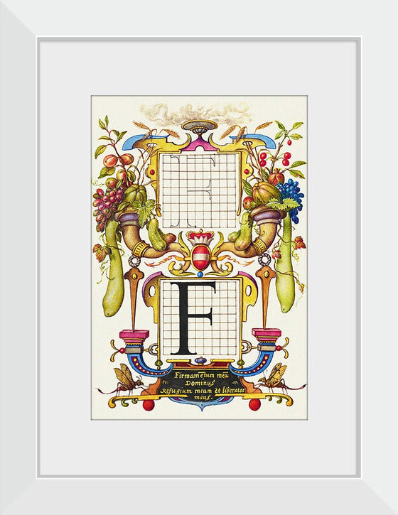 “Guide For Constructing The Letter F",  Joris Hoefnagel