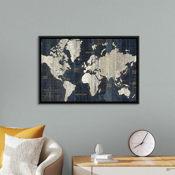 “Old World Map Blue Crop“, Wild Apple