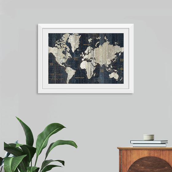 “Old World Map Blue Crop“, Wild Apple