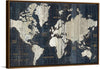 “Old World Map Blue Crop“, Wild Apple