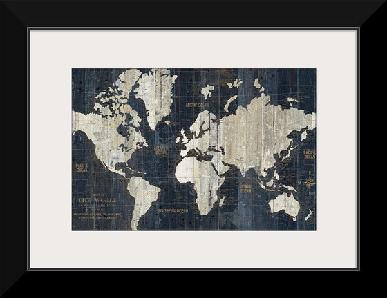 “Old World Map Blue Crop“, Wild Apple