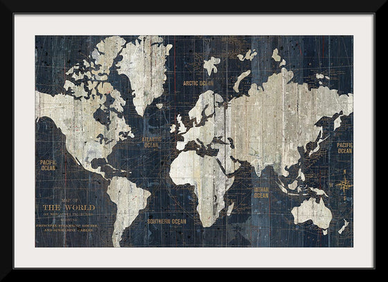 “Old World Map Blue Crop“, Wild Apple