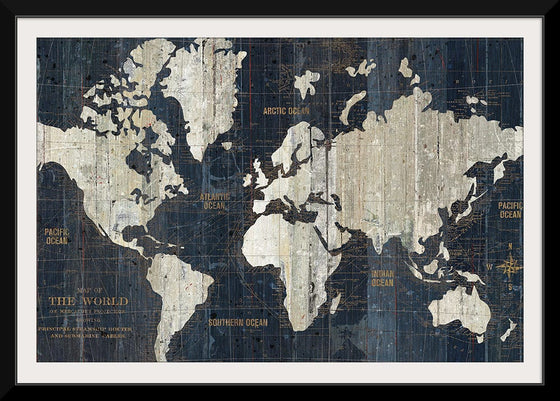 “Old World Map Blue Crop“, Wild Apple