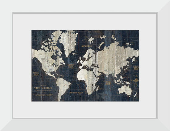 “Old World Map Blue Crop“, Wild Apple