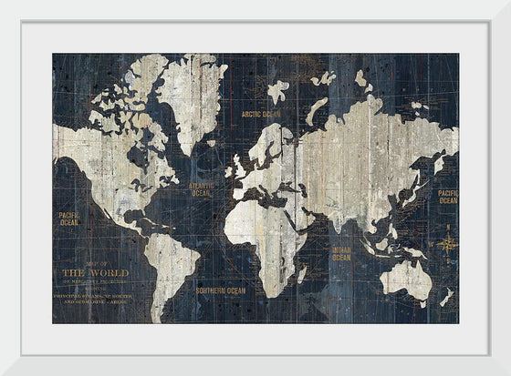 “Old World Map Blue Crop“, Wild Apple